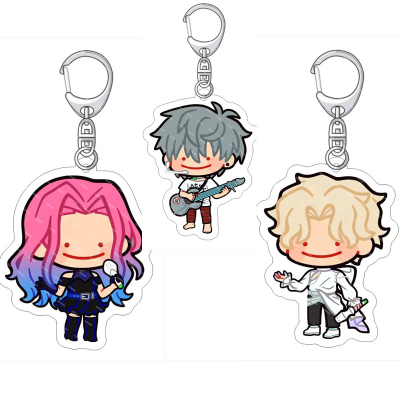 ‌ALIEN-STAGE Star Coffin Keychain String Cartoon Couple Set Figure Luka Hyuna