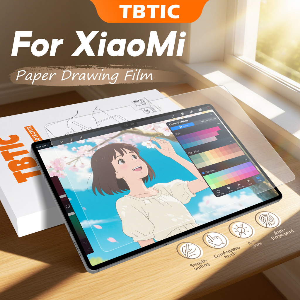 TBTIC Matte Paper Like Screen Protector Cho Xiaomi Pad 8 / 7 / 6 / 5 Pro 11.2 11 Inch 2025 2024 2023