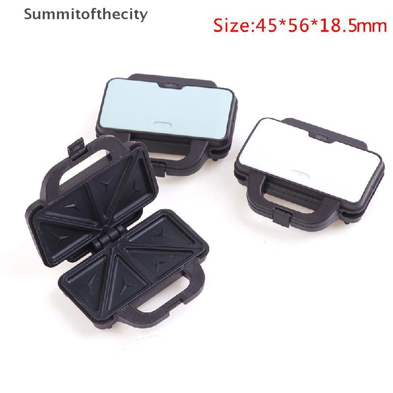 [SUT] 1: 12 Nhà Búp Bê Mini Pancake Maker Waffle Sandwich Maker Nhà Bếp Điện Model TH