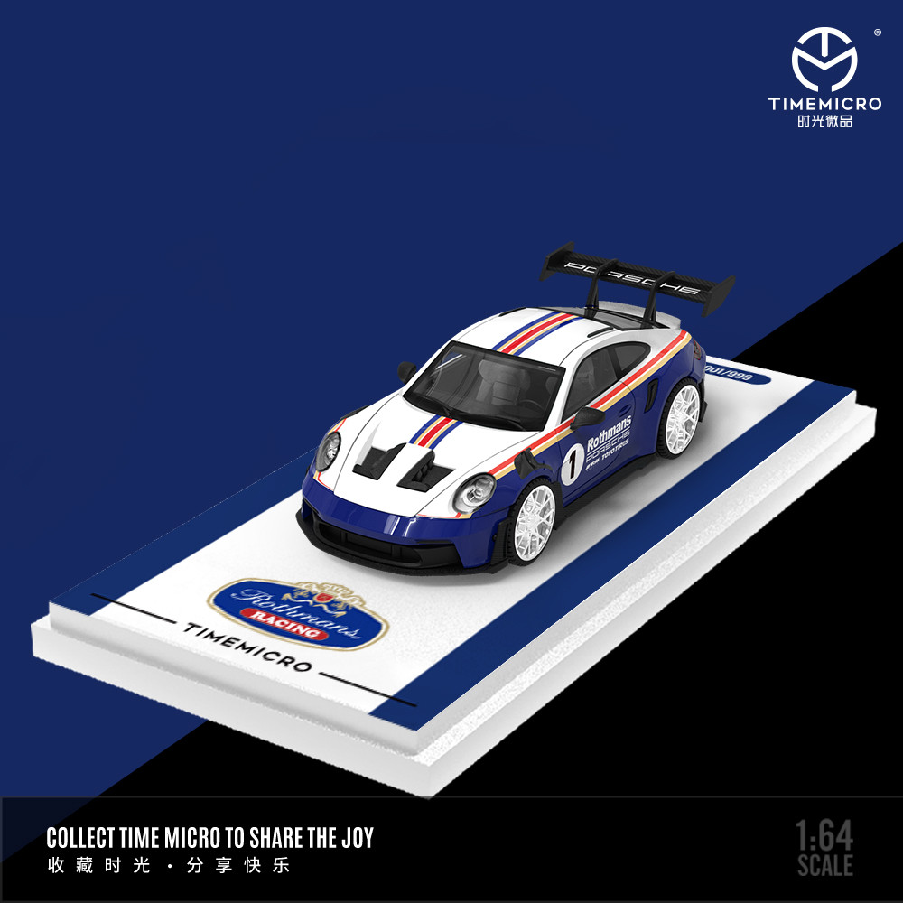 [ORDER] Mô hình xe TIME MICRO 1:64 Porsche 992 GT3 RS-Rothmans TM644637