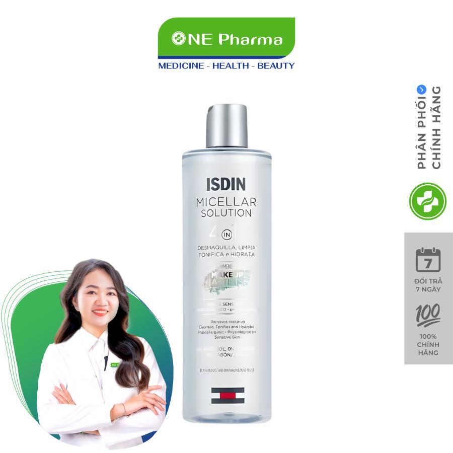 Nước Tẩy Trang Isdin Micellar Solution Làm Sạch Sâu Cho Da Nhạy Cảm - 400ml