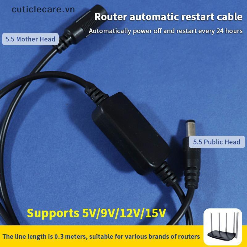 [CL] 24H Tự Động Tắt Nguồn Đặt Lại DC 5V-15V Rout-er Khởi Động Lại WiFi Reset Router Thời Gian Khởi Động Mô Đun Thời Gian MỚI