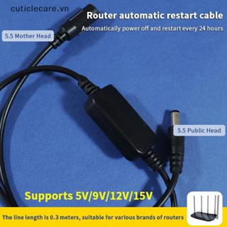 [CL] 24H Tự Động Tắt Nguồn Đặt Lại DC 5V-15V Rout-er Khởi Động Lại WiFi Reset Router Thời Gian Khởi Động Mô Đun Thời Gian MỚI