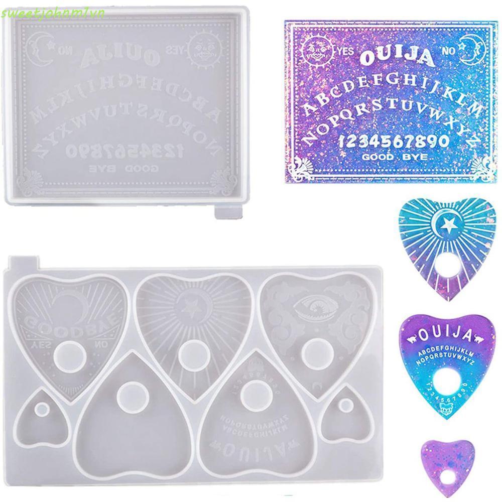 SWEETFASHION Nhựa Đúc Khuôn Trang Trí Nhà Trò Chơi Silicon Epoxy Handmade DIY Ouija Board