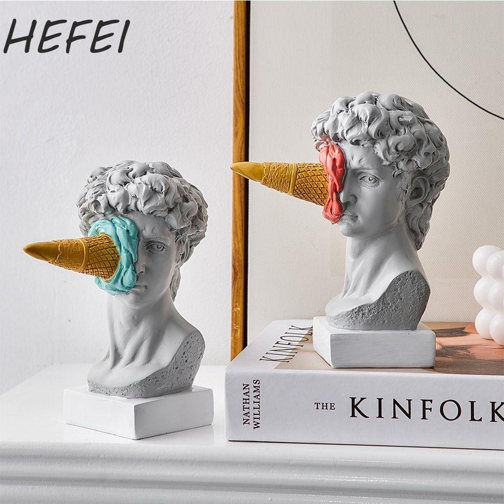 HEFEI Tượng HEFEI David, Trừu Tượng Nhân Vật Phương Tây Kem David Tượng, Hình Trang Trí Nửa Chiều Dà