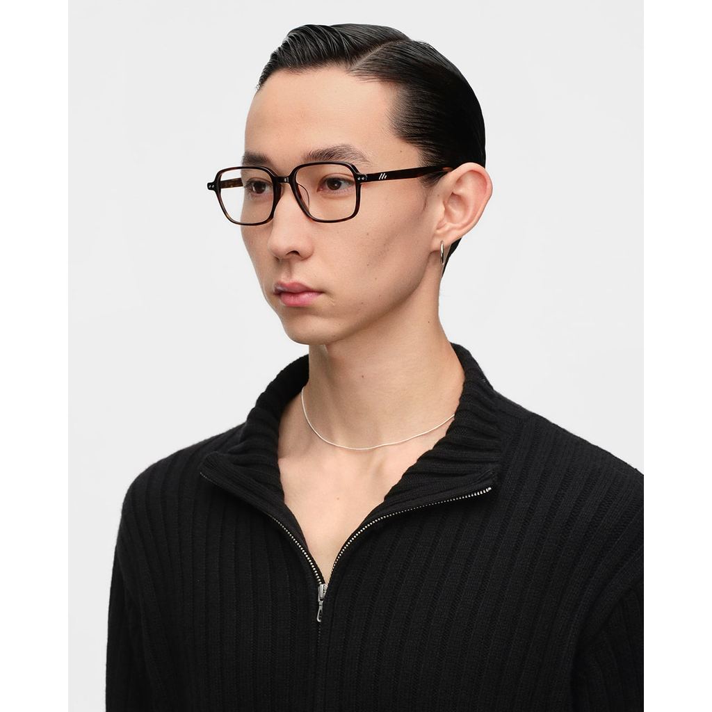 MUJOSH - Gọng kính unisex vuông bản vừa MJ12FN1053-TEC1