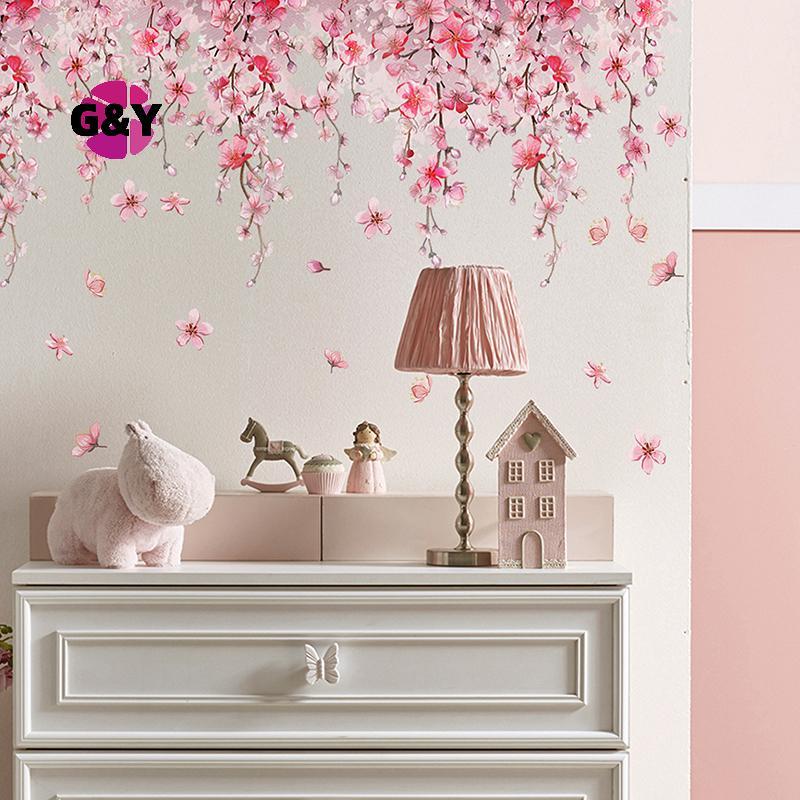 G & Y Mây Hoa Dán Tường Phòng Khách Nhà Bếp Phòng Ngủ Tự Dính Dán Tường Baground Giấy Dán Tường Tran