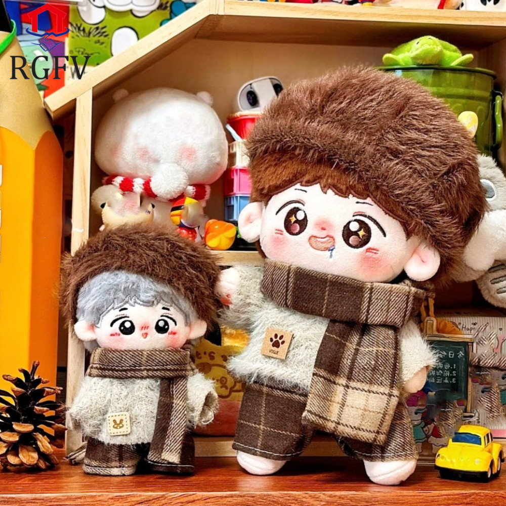RGFV 10 / 20Cm Quần Áo Búp Bê Cotton, Khăn Len Cừu 10cm Quần Áo Búp Bê Cotton, Quần Áo Đồ Chơi Nhồi 