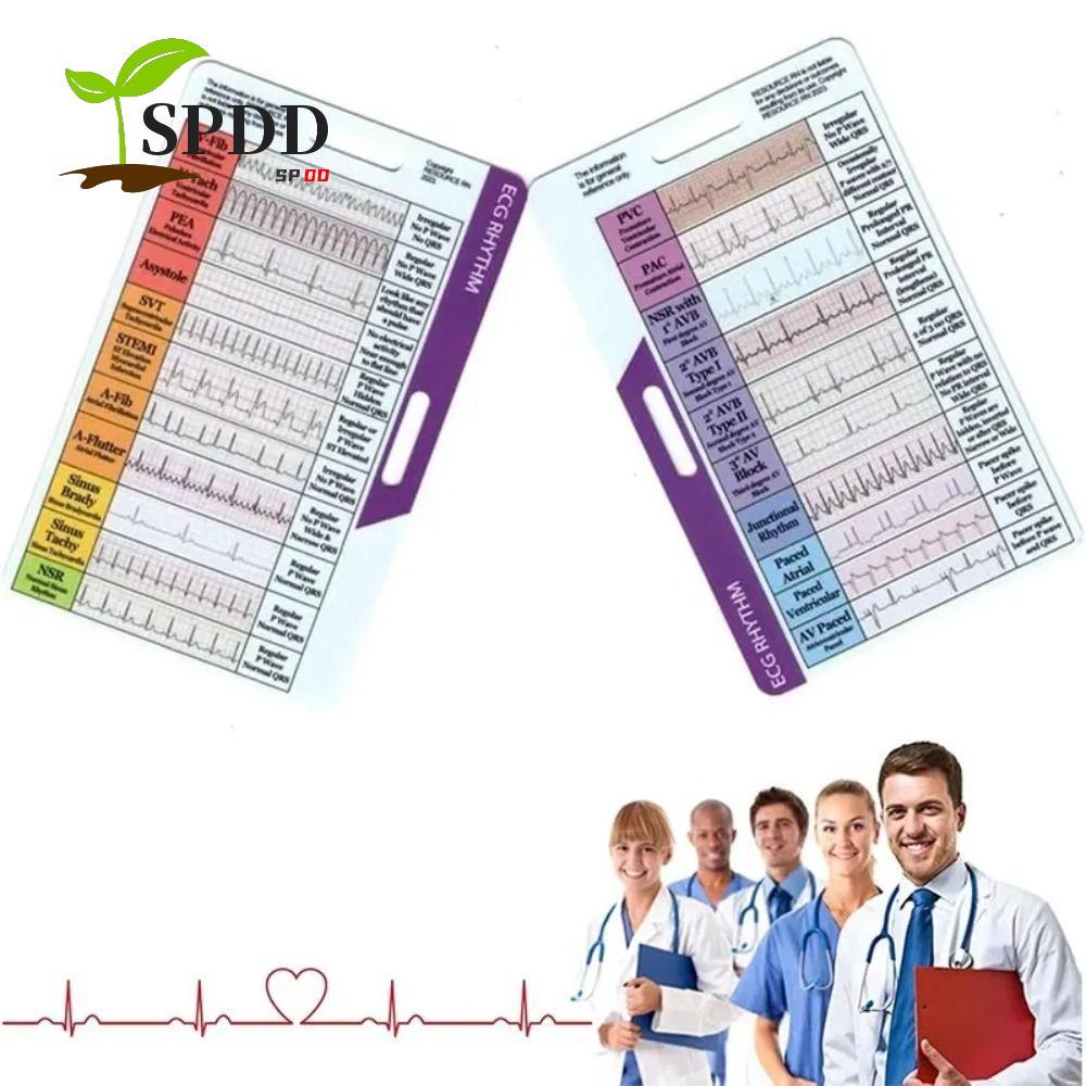 Thước đo tự đo SPDD Ecg, Đo lường chính xác Ecg / ekg Thẻ bỏ túi nhịp điệu, ECG trong suốt / EKG Giả