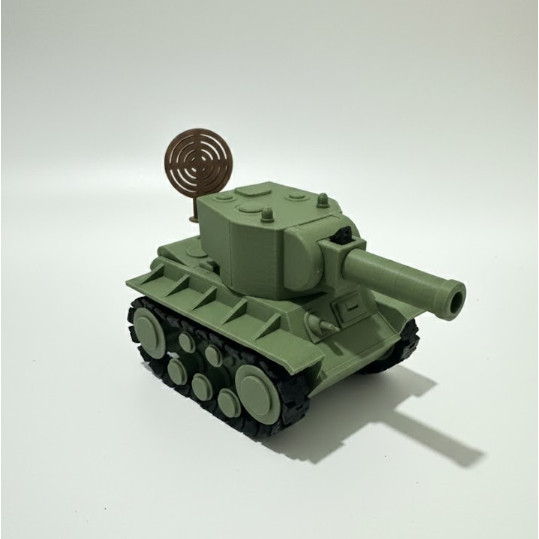 Mô hình Xe Tank Bắn được KV-2 In 3D Đồ chơi Móc khoá