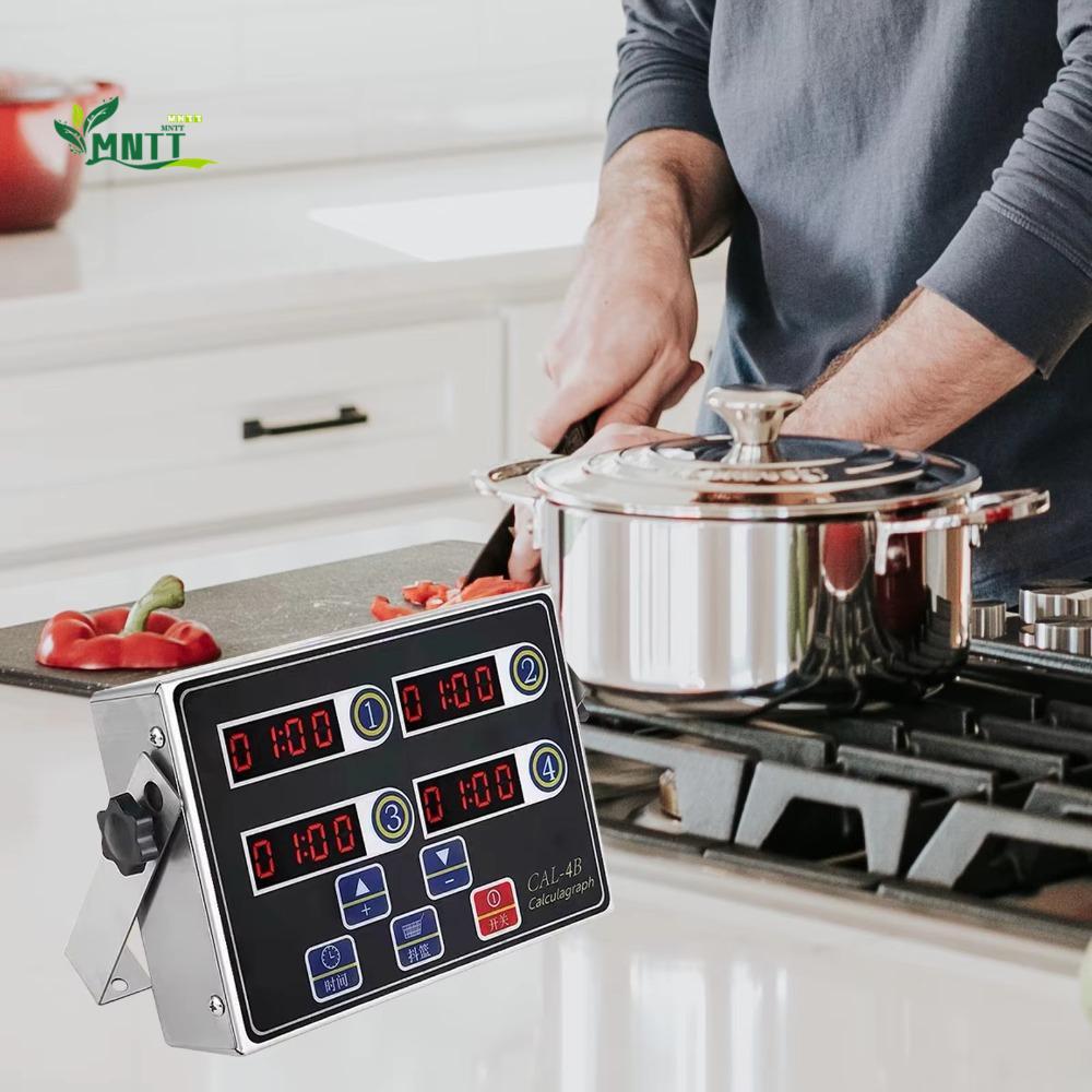 MNTT Nhắc nhở nấu ăn US / EU Plug Professional Hamburger Shop