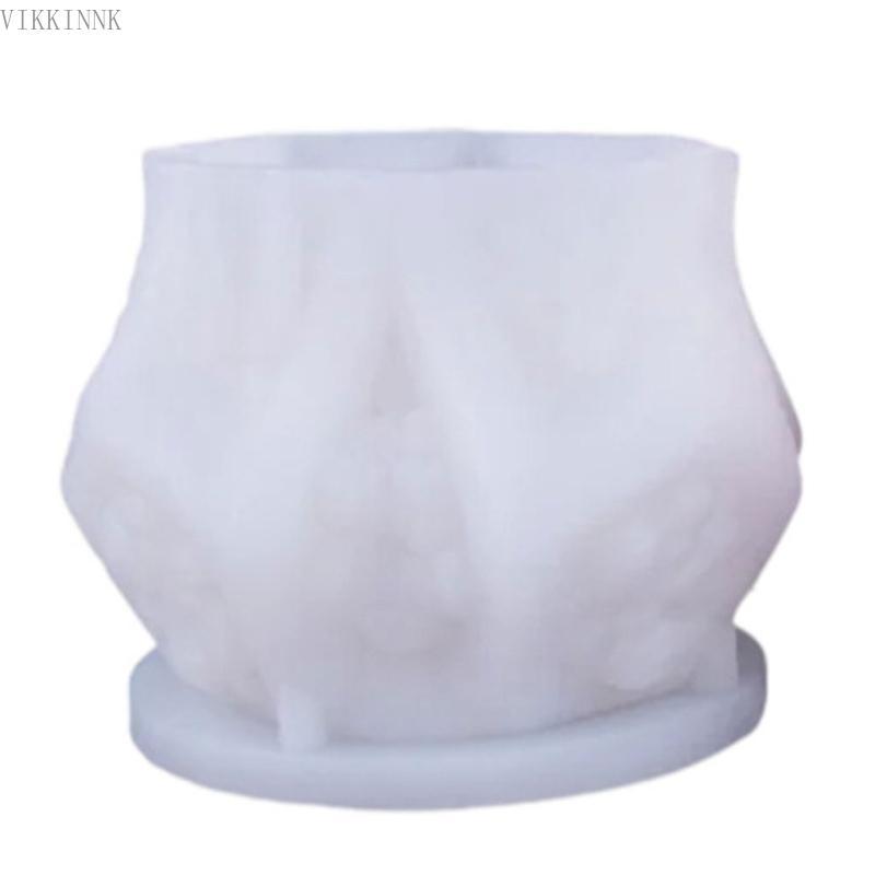 Flower Embossed Pentagonal Silicone Mould For Resin Casting Making  Soap