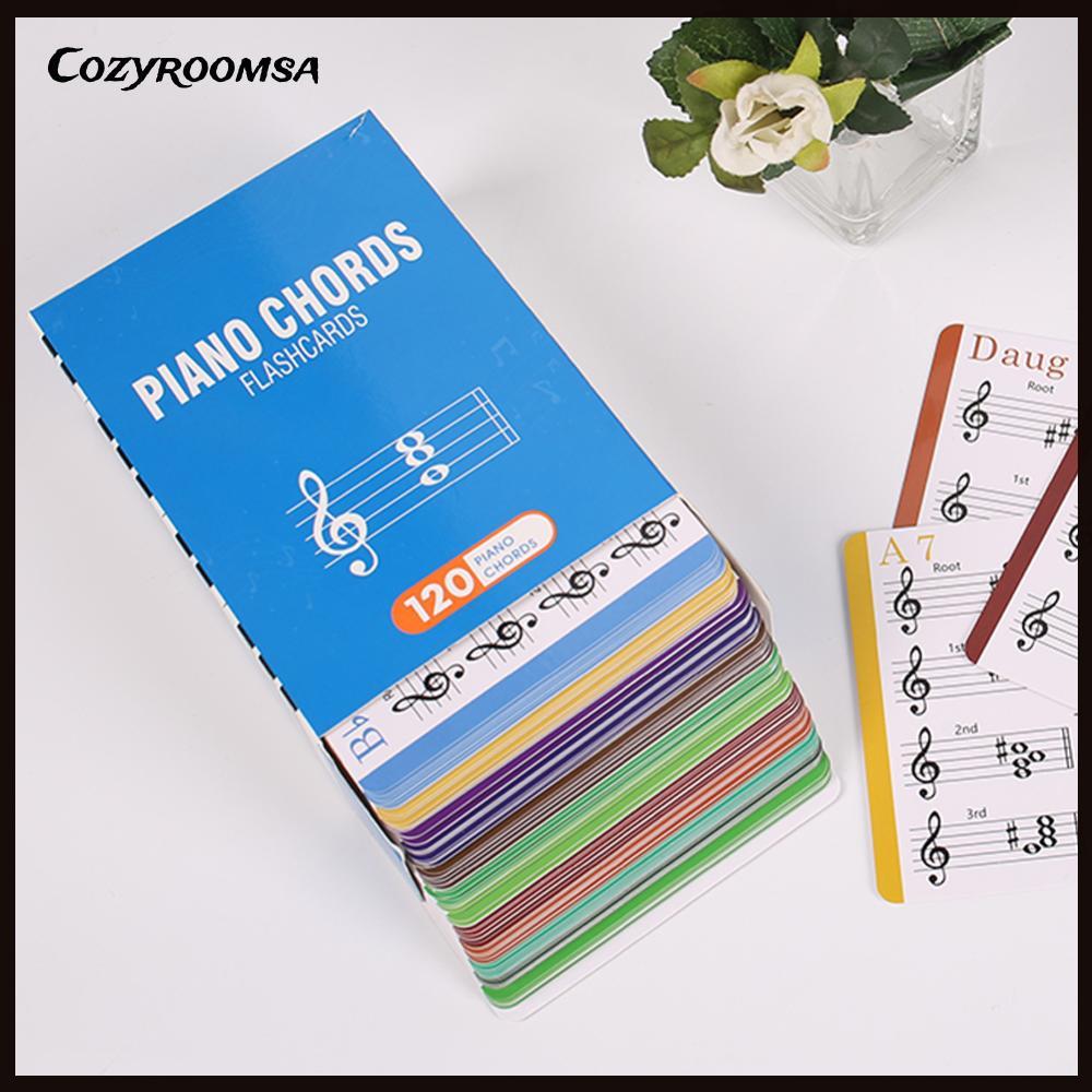 Thẻ Flash Cho 120 Hợp Âm Piano Chords Biểu Đồ Bao Gồm Vui Nhộn Giáo Dục Flashcards Piano Thẻ Tham Ch