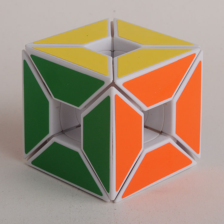 rs3m timer rubikrs3m 2020 Blue Blue Hollow Weiling Rubik's Cube rỗng Ba cấp Rubik's Cube Biến thể Ba