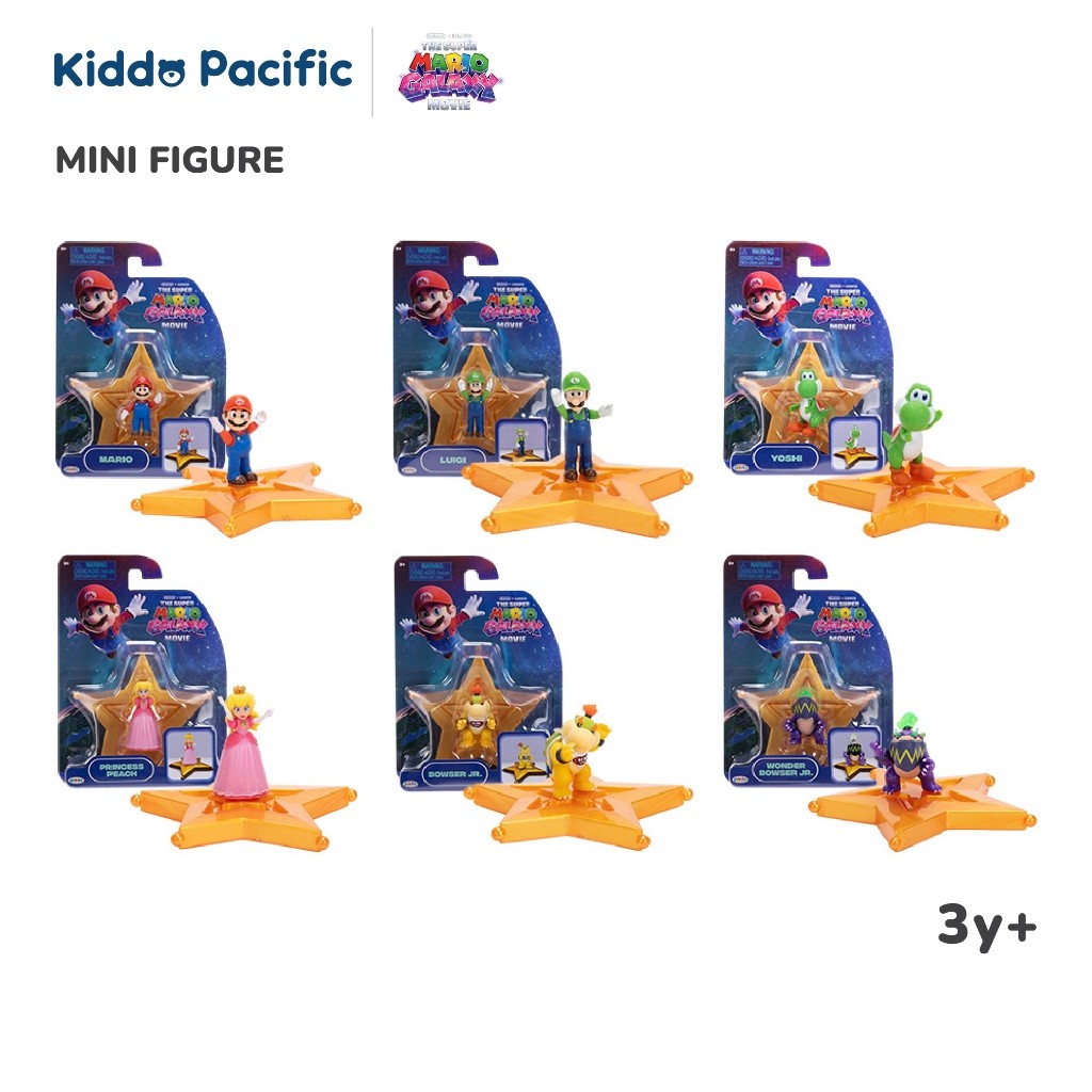 SIÊU MARIO GALAXY MINI FIGURE - MARIO- LUIGI- YOSHI- PRINCESS PEACH- BOWSER JR.- WONDER BOWSER JR. ❈