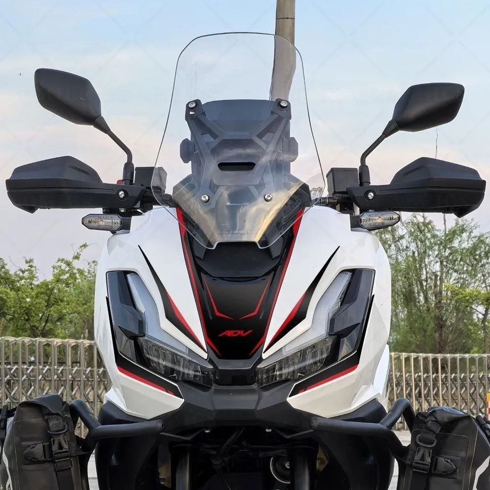 ADV350 front decal, ADV-350 motorcycle headlight decal