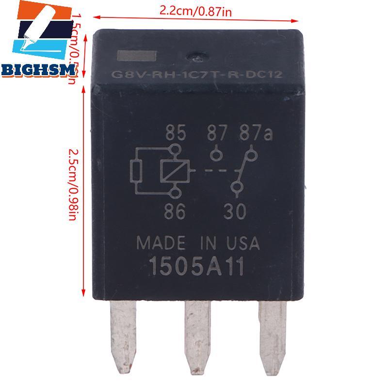 [BIGHSM] G8V-RH-1C7T-R-DC12 G8VRH1C7TRDC12 12V Rơle ô tô SPDT 35A 12VDC 5Pins