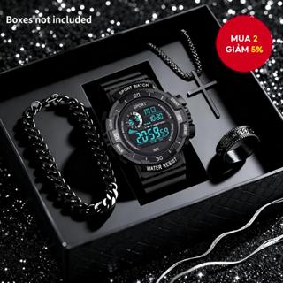  Đồng hồ điện tử cho trẻ em, đồng hồ điện tử đa năng nhiều màu sắc cho học sinh, phiên bản cool, dành cho bé trai.