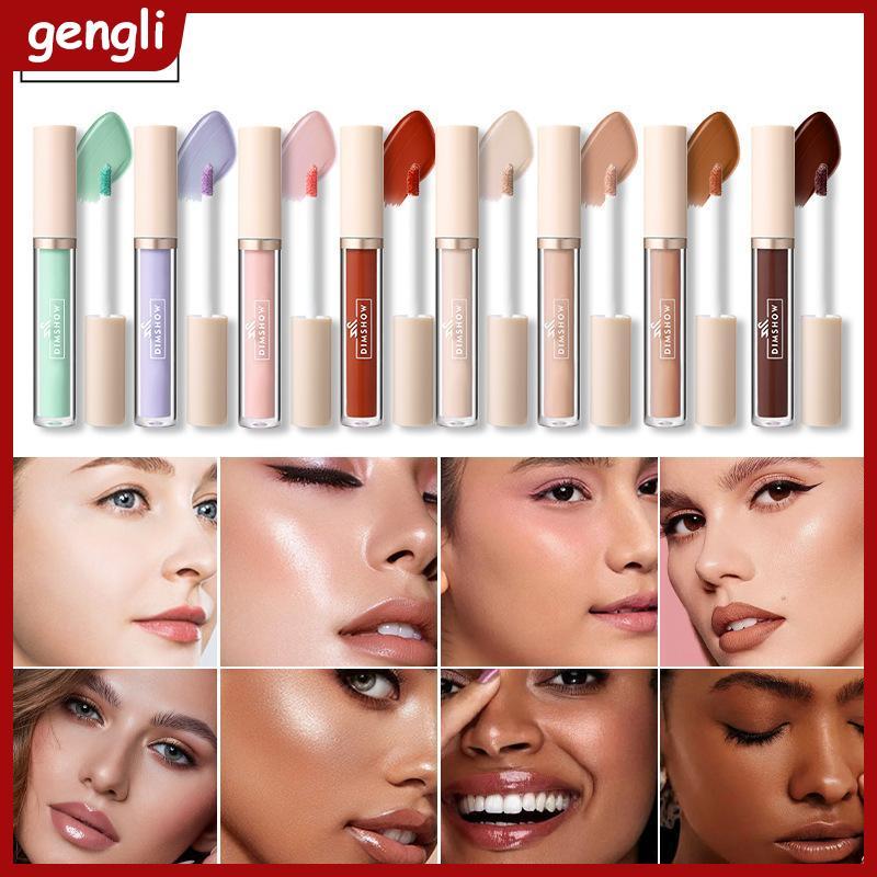 [GL] Kem nền DIMSHOW Kem che khuyết điểm dưỡng ẩm lâu trôi Sti Sửa đổi tông màu da Điểm quầng thâm M