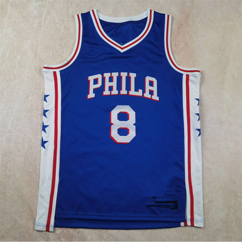 Fuente 76ers #8 Paul George Jersey, Áo bóng rổ