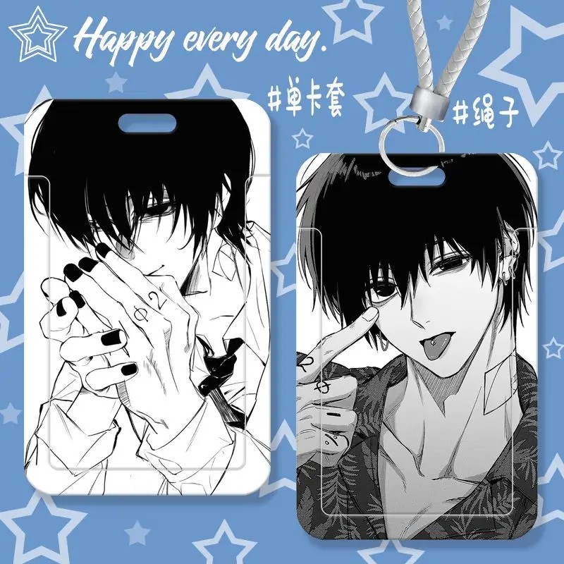 Bao Đựng Thẻ Sakamoto Days Nagumo Card Holder Anime Vỏ Bảo Vệ Thẻ Xe Buýt Thẻ Học Sinh Manga Style C