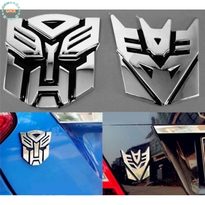 Decal Logo Robot 3D cho ô tô