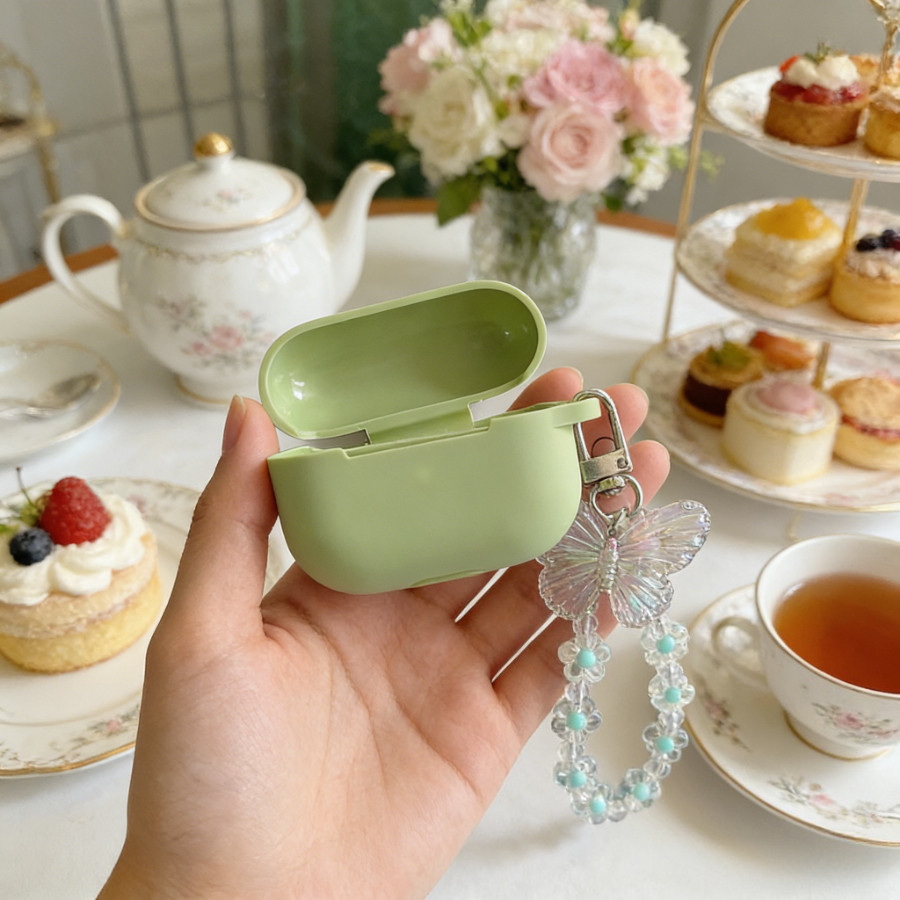 Ốp lưng hoa Keychian cho XIAOMI Redmi Buds 6 lite / Buds6 Paly / buds6active Case Vỏ tai nghe silico