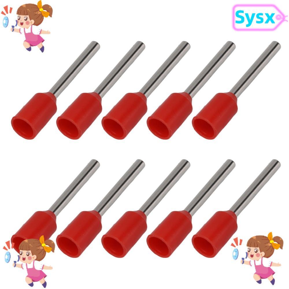 SYSX 1000 Chiếc Thiết Bị Đầu Cuối Ferrules Cách Nhiệt, Bộ Đầu Nối Ferrule Dây Chất Liệu Đồng Đỏ, Cho