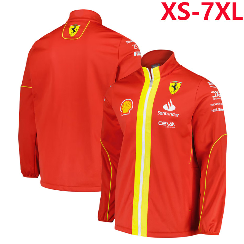 Áo khoác dài tay Unisex F1 mới 2026 + Áo khoác đội đua Ferrari F1