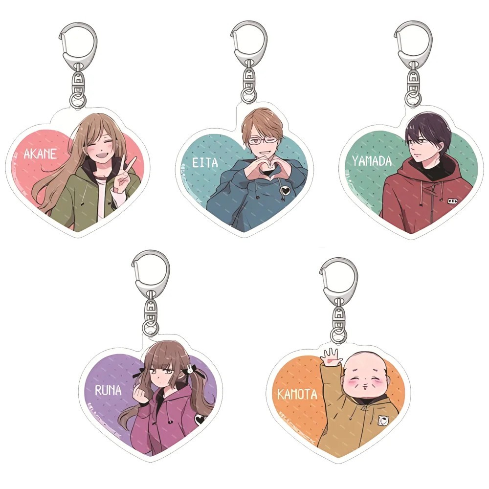 Móc khóa Anime Yamada-kun to Lv999 no Koi wo Suru Chuyện Tình Yamada Lv999 Mica Acrylic Trong Suốt H