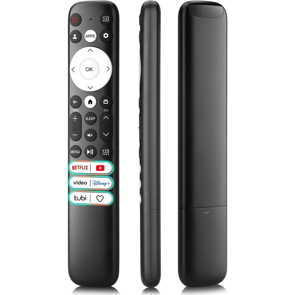 Chỉ thay thế cho Hisense-Google-TV-Remote, cho Hisense Mini-LED QLED ULED UHD 4K Google Smart TV
