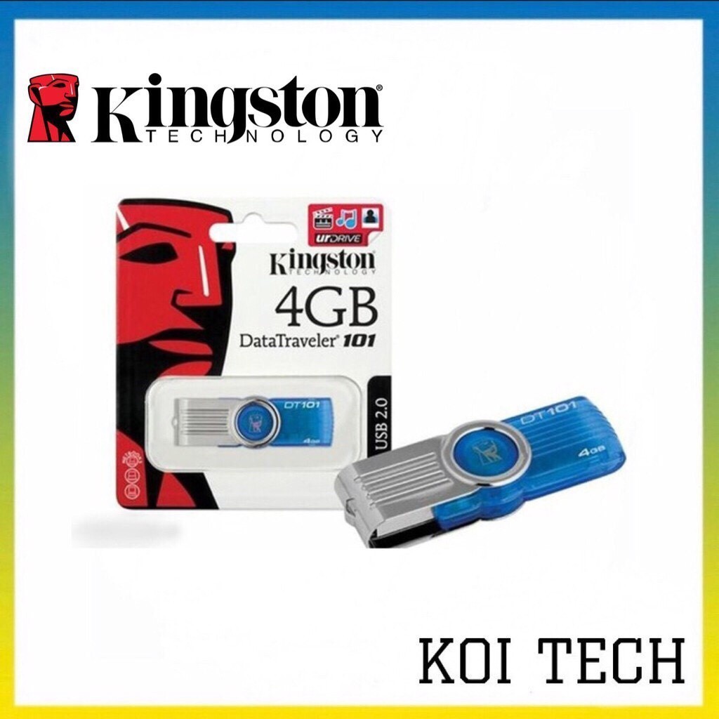 USB 2.0 Kingston DT101 G2 4GB - DUNG LƯỢNG THỰC