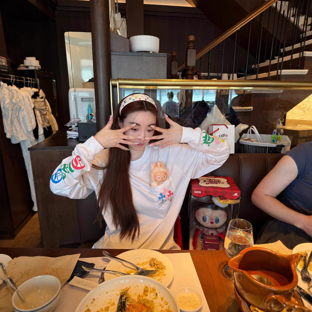 Chrome Hearts Sanskrit print long-sleeve shirt for men and women T Loose-fitting sun protection