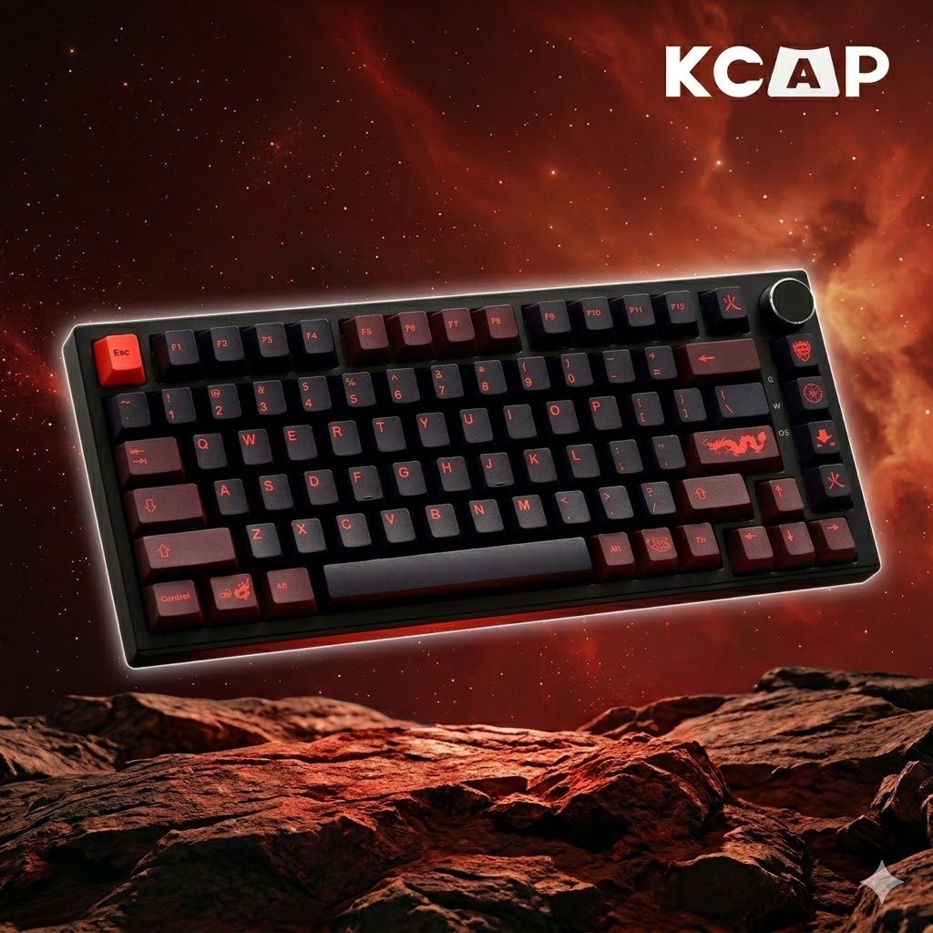 Bộ Keycap PBT GMK Red Dragon Cherry Profile | KCRAFT - World of keycaps