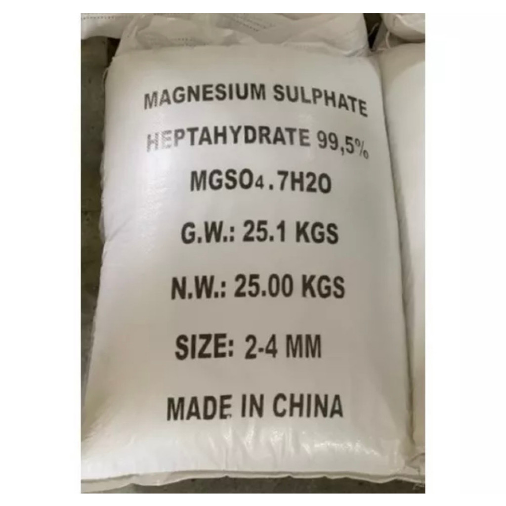 (Bao 25kg - 8k/kg) PHÂN BÓN - MgSO4.7H20 bổ sung magie chống bạc màu đất... (Túi 1kg) ĐDG