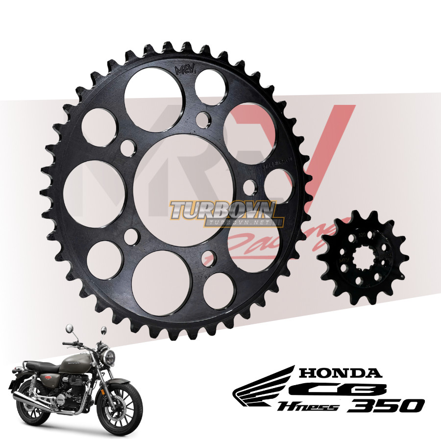 Nhông Dĩa Thép MREV Honda CB350 HNESS