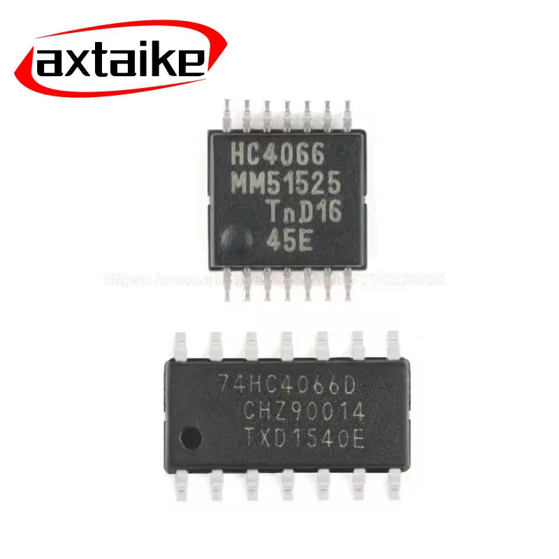 10 CÁI 74HC4066D SN74HC4066DR SOIC-14 74HC4066PW MC74HC4066ADTR2G HC4066 TSSOP-14 SMD Công tắc analo
