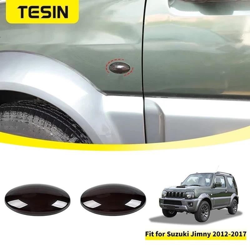 FENDER TSIN Xe Bên Chắn Bùn Bật Tín Hiệu Trang Trí Bao Da Cận Vệ Cho Suzuki Jimny JB43 2007-2015 201