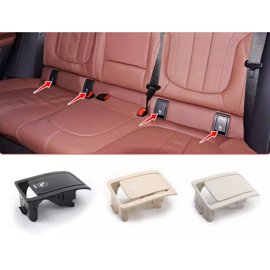Thích hợp cho 2020-2026 BMW X6 G06 Ghế trẻ em phía sau ISOFIX Cover Khóa ghế an toàn