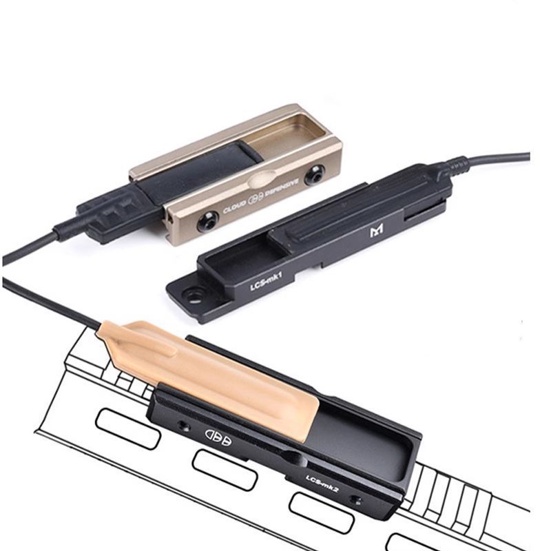 Chiến Thuật PEQ15 Kim Loại Sage Khe Cắm Thẻ m300 / m600 Sage Dây Điều Khiển Cố Định Đựng Thẻ Đèn Pin