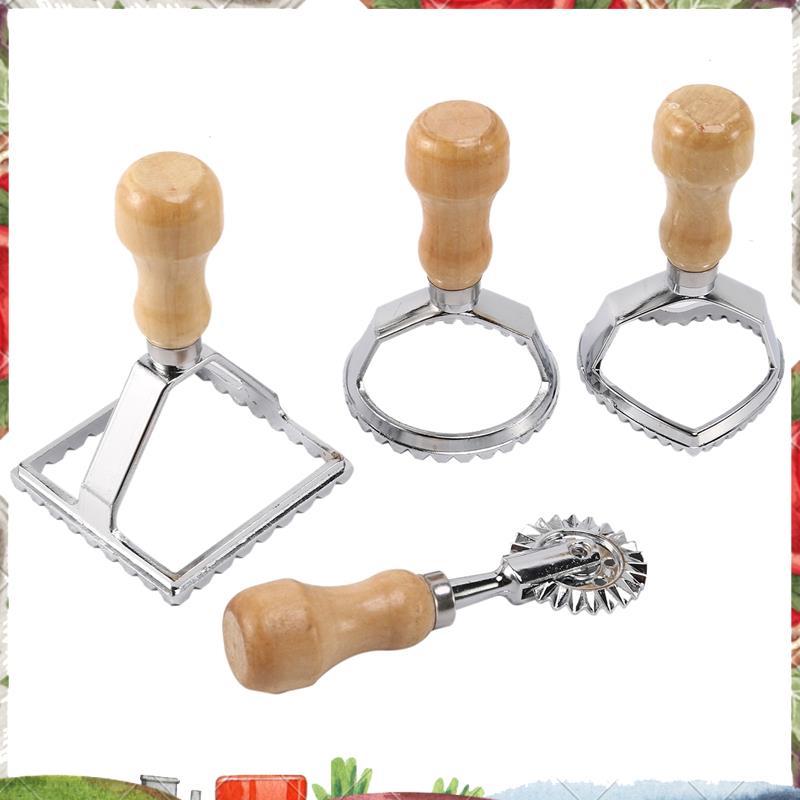Ý Ravioli Bộ Cắt Pasta Báo Chí Nhà Bếp Đính Kèm Bộ Ravioli Máy Làm Khuôn Dụng Cụ Ravioli Tem Bộ Bánh