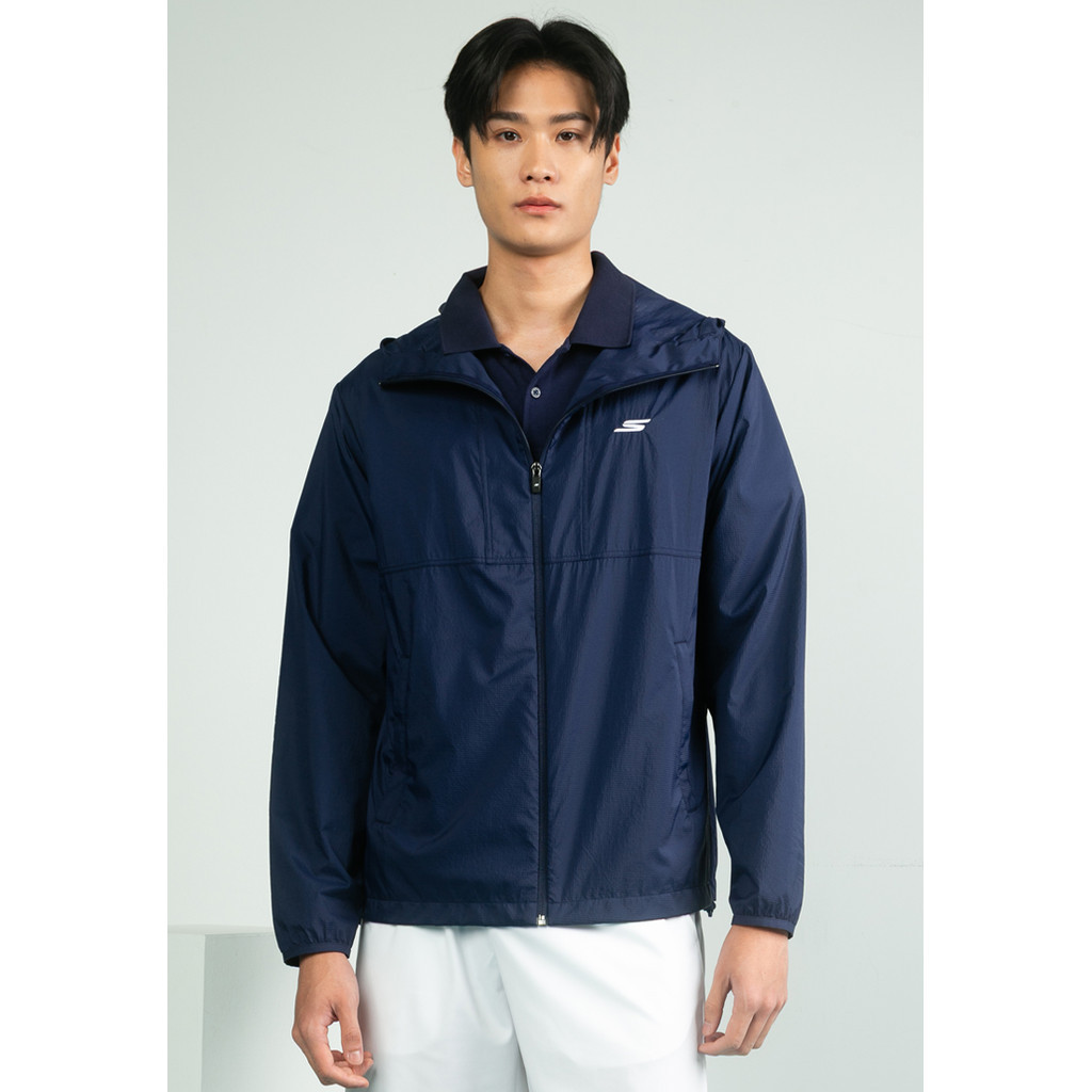 Áo Khoác Có Nón Nam Skechers Pickleball Performance Hooded Jacket - P225M006-00DU