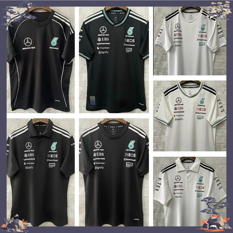 Áo polo đội tuyển Mercedes AMG Petronas F1 2025 F1 S-5XL