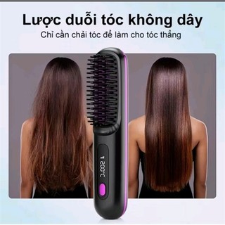 Lược Điện Duỗi Tóc Không Dây – Tạo Kiểu Nhanh, Gọn Nhẹ, Mang Đi Mọi Nơi