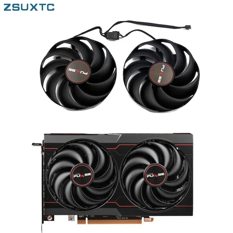 HL 87MM FDC10H12D9-C RX6600XT 6600XT Quạt Làm Mát Cho Sapphire PULSE AMD Radeon RX 6600 6650 XT Card