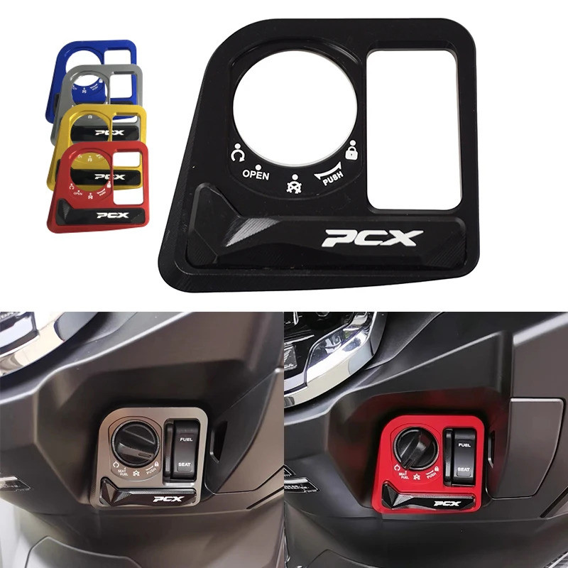 PCX Phụ Kiện Xe Máy Đánh Lửa Công Tắc Bao Điện Khóa Cửa Nút Bao Bảo Vệ Cho Xe HONDA PCX125 PCX160 PC