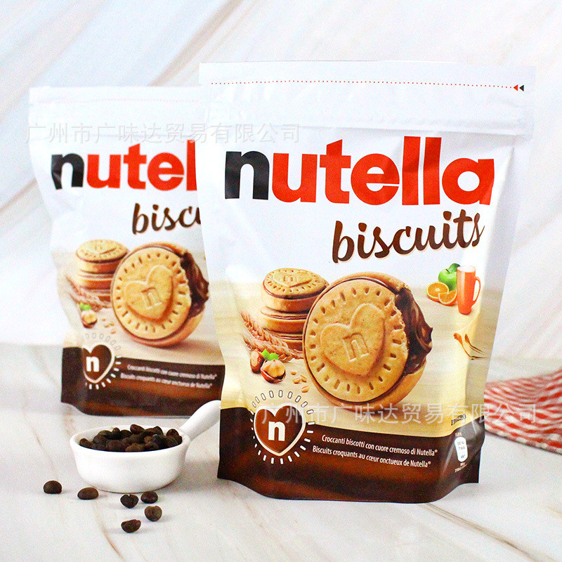 Hàng sẵn có Vận chuyển nhanh Đồ ăn nhẹ Đức Nutella Nutella Nutella Hazelnut Sốt sô cô la Sandwich Bá