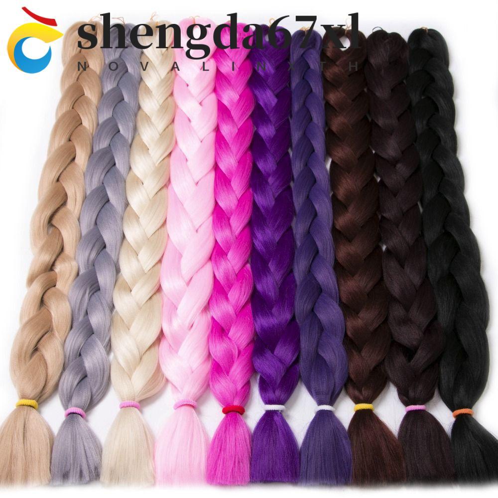 SHENGDA Hair Extension Ombre Hairstyles Afro Twist Braids Bím giả