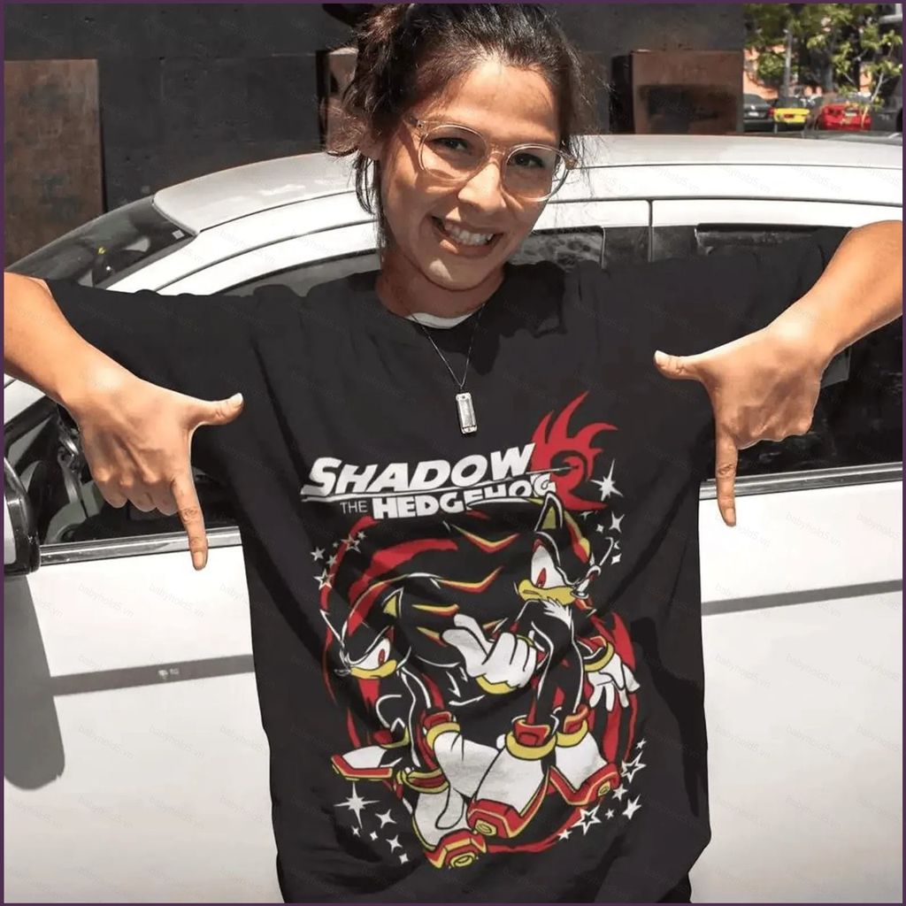 BH5 Sonic the Hedgehog Shadow the Hedgehog Áo thun ngắn tay anime BH5