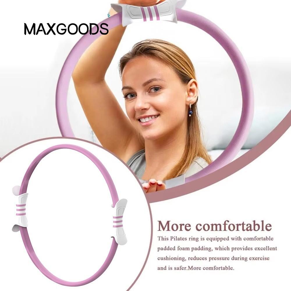 MAXGOODS Yoga Pilates Ring, Vòng kháng lực thể thao Yoga Fitness Ring Circle, Pelvic Floor Muscle Tr